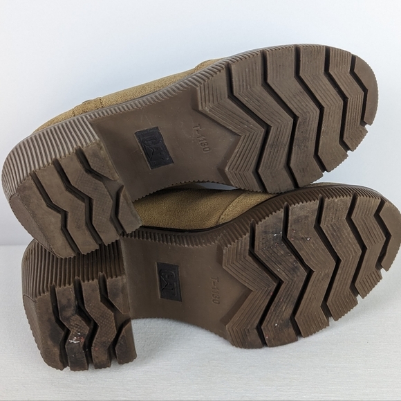 CATERPILLAR Meg Chunky Suede Ankle Boots - Picture 6 of 8